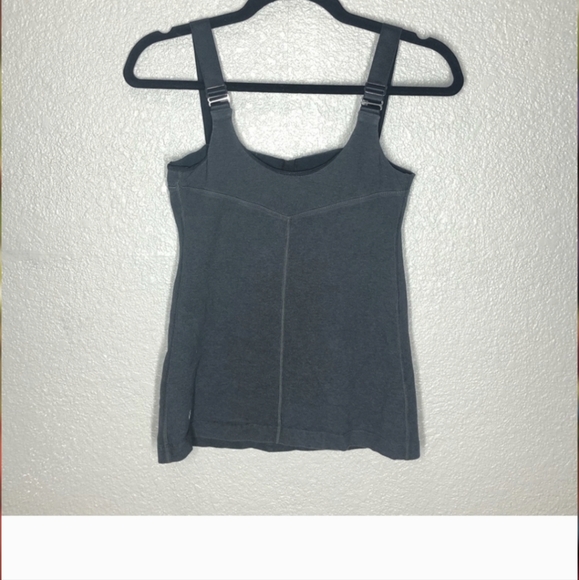 Lululemon Charcoal Gray Adjustable Strap Tank Top Size: 6 - Picture 6 of 6